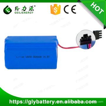 GLE Recarregável 2600mAh 14.8V 18650 li bateria de íon para Aspirador de pó